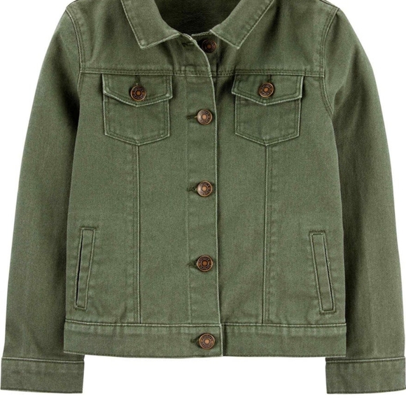 Carter's Olive Green Denim Jacket - Picture 4 of 11
